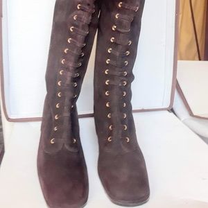 Bruno Magli Milk Chocolate  Knee height size 8N